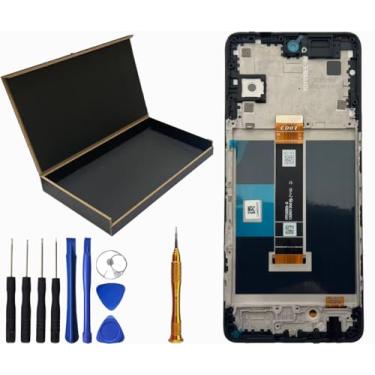 Imagem de SECRETIGER Tela LCD sensível ao toque digitalizador de substituição para tela LCD TCL 60 XE NXTPAPER 5G tela LCD 6,7 polegadas T705M1