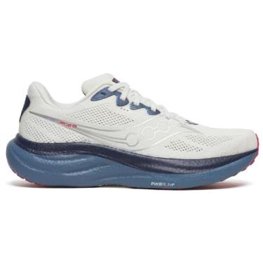 Imagem de Saucony Tênis masculino Ride 19, Marfim/tempestade, 11.5 Wide