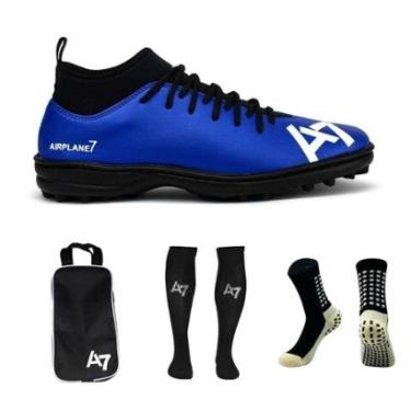 Imagem de Chuteira Botinha Society + Porta Chuteira + Meião + Antiderrapante-Masculino