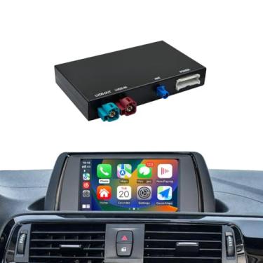 Imagem de Adaptador automotivo sem fio CarPlay/Android para BMW NBT 3/4/5/6/7 séries X1/X3/X4/X5/X6 (2012-2016), módulo decodificador de retrofit Carplay, suporta controles OEM, link de espelho Airplay
