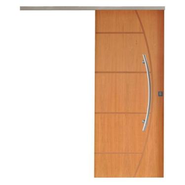 Imagem de Porta de Correr Belissima 6 Trilho Vision Pux. Curvo Cromado 1.02 x 2.