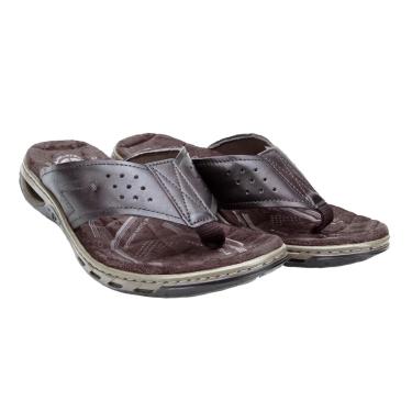 Imagem de Chinelo Pegada 131663 Anilina Pinhão Masculino