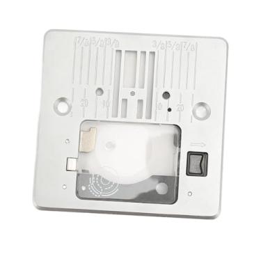 Imagem de Chiffonade Placa de cobertura de agulha de costura de ferro de plástico prata de 8 cm para acessórios de máquina de costura Singer 4411 4423 4432 4452 44S