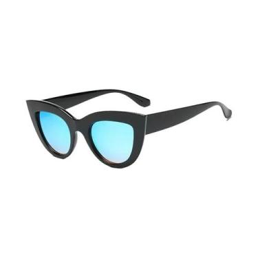 Imagem de Óculos de sol europeus e N Retro Cat-Eye, óculos de sol femininos, nov