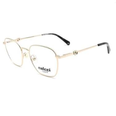 Imagem de Armação de Óculos Colcci C6279e1052 Dourado Brilho cat1-Feminino