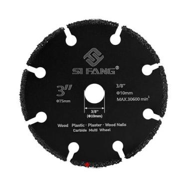 Imagem de Disco De Corte De Carboneto De 75mm Com Mini Rebolo Diamantado Para Me