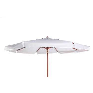 Imagem de Ombrellone Madeira Cobertura PVC 2,40 metros creme Bel Lazer