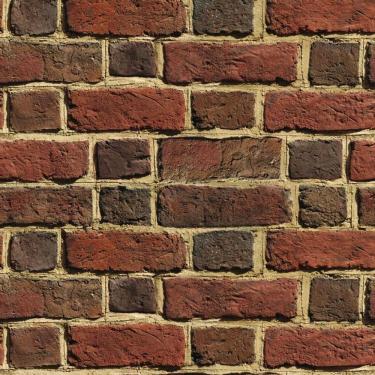 Imagem de Papel De Parede Pedra Tijolos Vermelhos Sala Adesivo Lavavel