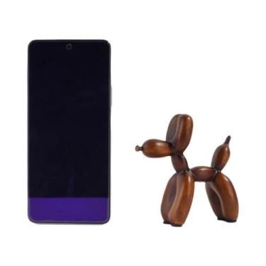 Imagem de Escultura Nórdica De Cão Balão Em Resina, Estátua Abstrata Para Casa E