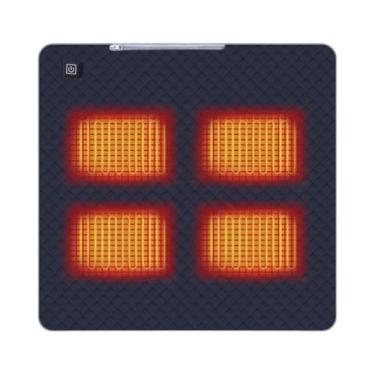 Imagem de Almofada De Assento Aquecida Portátil Com 4 Zonas, Carregamento USB Ti