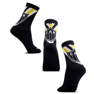 Imagem de Meia Esportiva Juvenil Futebol Clube Atlético Mineiro,  (34 ao 39)