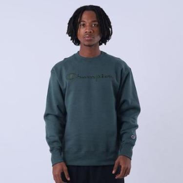 Imagem de MOLETOM CREWNECK CHAMPION LIFE SCRIPT LOGO EMB-Masculino
