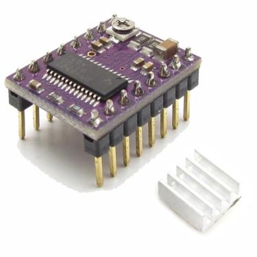Imagem de Driver Drv8825 Para Motor De Passo C/ Dissipador De Calor
