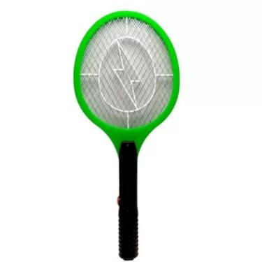 Imagem de Raquete Elétrica Mata Mosquito Dengue Insetos Recarregável