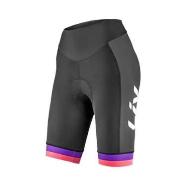 Imagem de Calções de Ciclismo MTB Femininos - Verão, 19D Gel Pad, Calças Justas,