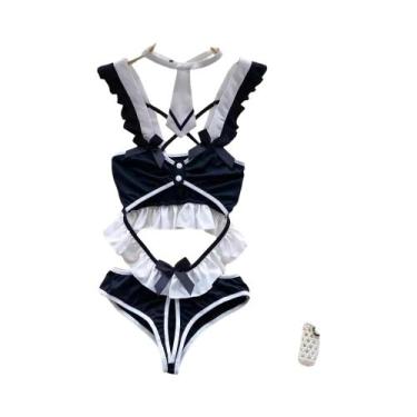 Imagem de Vestido De Noite Sem Mangas Em Renda Floral Para Mulheres, Com Tanga, 