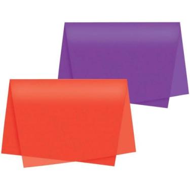Imagem de Papel Folha de Seda Cores Sortidas 48X60CM 20G Pacote com 200 - VMP