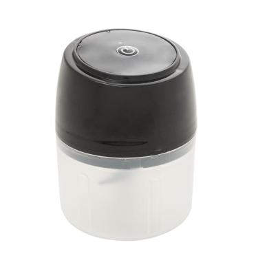 Imagem de Mini Processador de Alimentos Recarregável C/USB de Plástico C/3 Lâminas Aço Inox Preto...