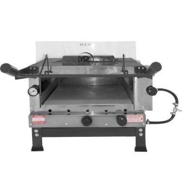 Imagem de Forno de Pizza Industrial Grill de Mesa à Gás com Infravermelho 45x45c