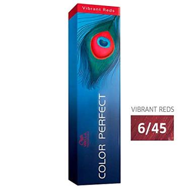 Imagem de Wella Professionals Color Perfect Vibrant Reds 6/45 Louro Escuro Vermelho Acaju - Coloracao 60ml