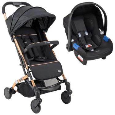 Imagem de Carrinho de Bebê Burigotto Zap e Bebê Conforto Touring Passeio Até 15k