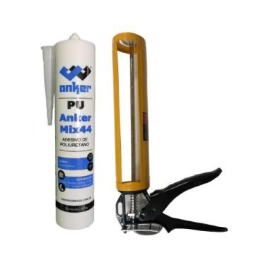 Imagem de Cola Carroceria Pu40 Adesivo Poliuretano - Anker + Aplicador Manual, C