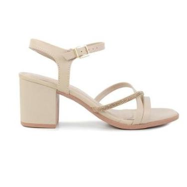 Imagem de Sandália Feminina Ramarim Almond Bege - 2431-Feminino