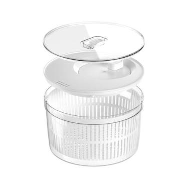 Imagem de Kit Organizador e Secador de Saladas 5,5L  Linha Clear Fresh - OU