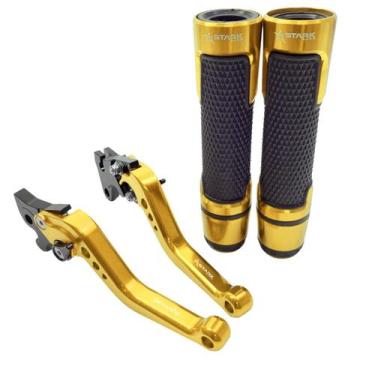 Imagem de Kit Manete Manopla Moto Yamaha Lander 250 X Factor 125 Ybr - Stark Rac