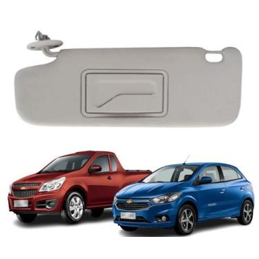 Imagem de Quebra sol c/ espelho gm montana onix 2012/.. ld esquerdo - NEWTEC