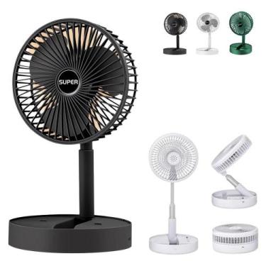 Imagem de Ventilador Mesa Compacto Dobrável Portátil USB Suporte Cel - Yeet
