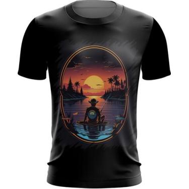 Imagem de Camiseta Dryfit Pesca Esportiva Pôr do Sol Peixes 4 - Kasubeck Store®,