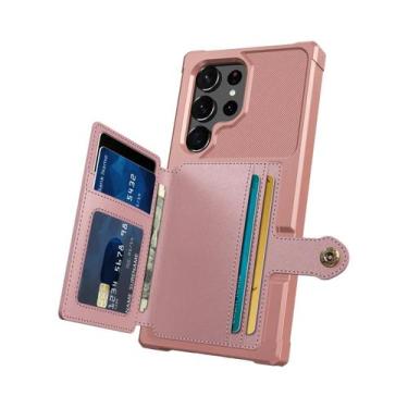 Imagem de Capa Carteira Flip De Couro Para Samsung Galaxy S25 S24 S23 Ultra S22 