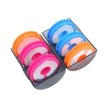 Imagem de Estojo De Silicone Arco-Íris Para Linha De Pesca Com Placa De Enrolame