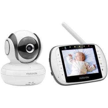 Imagem de Babá Eletrônica Motorola MBP36S Tela 3,5 Monitoramento da Temperatura 