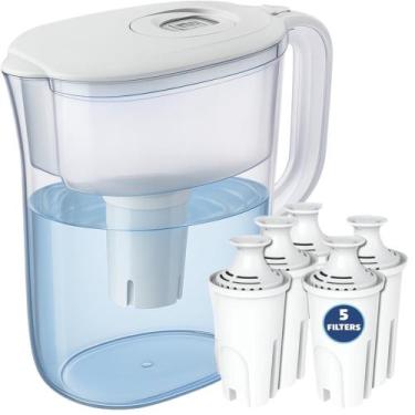 Imagem de Jarro de filtro de água JOEY'Z de 10 xícaras com 5 substituições Brita