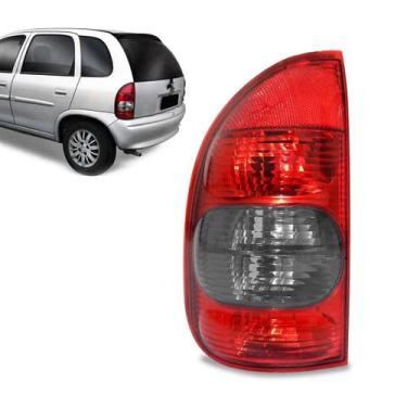 Imagem de Lanterna Traseira Corsa Hatch 4 Portas Wagon Pick-up 2000 Até 2004 Rub