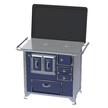 Imagem de Fogao a Lenha Venax GII n 1 Sec XVIII Azul Gab, SAIDA ESQUERDA