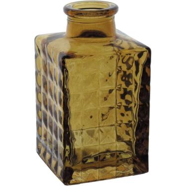 Imagem de VASO DECORATIVO ENFEITE PLANTA GARRAFA VIDRO 9x5x5cm MARROM