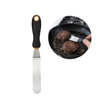 Imagem de Espátula Flexível Chapa Grelhados Chapeiro Churrasco Ovo