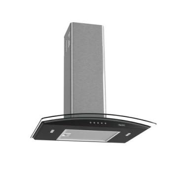 Imagem de Coifa Terim de Parede Clean Vidro Curvo Black Kroma 60cm, Preto com kr