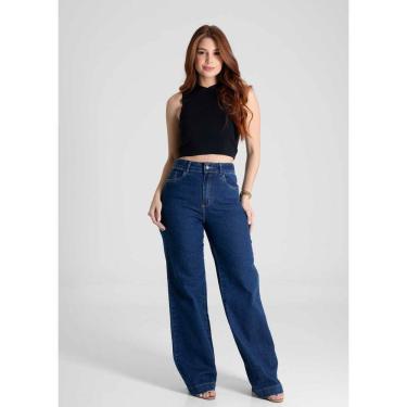 Imagem de Calça Jeans Feminina Sawary Wide Leg - 280418