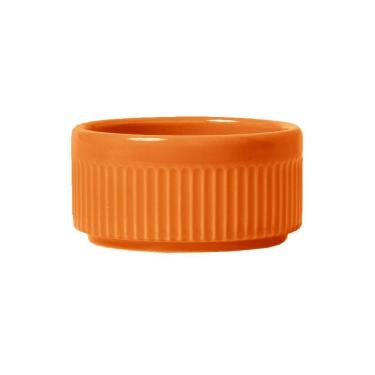 Imagem de Ramekin Refratária 9 cm Laranja  com 180 Ml Porcelana