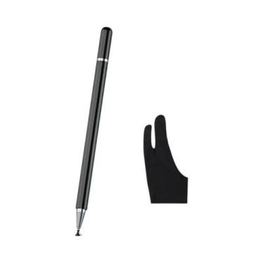 Imagem de Caneta Stylus Universal 2 Em 1 De Alumínio Para Tablet iPad Xiaomi Sam