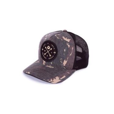 Imagem de Boné Captain Use A Ideia modelo Trucker com Telinha. Camuflado, Tamanh