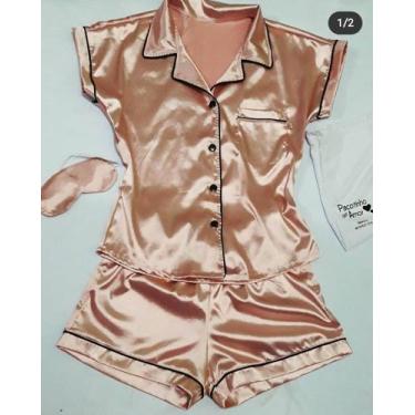Imagem de Pijama Em Cetim Short - Armazemda Arte