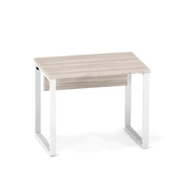 Imagem de Mesa Auxiliar Tubular P25 Pandin 90 CM Casablanca e Branco