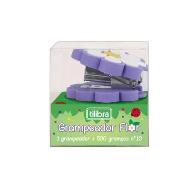 Imagem de Grampeador Flor Mini 10 Folhas TILIBRA