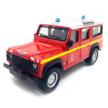 Imagem de Miniatura Land Rover 110 Emergência Bombeiro Bburago 1/47
