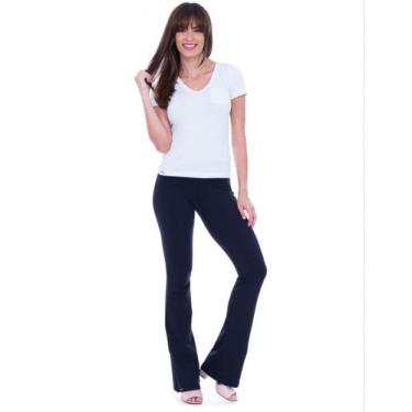 Imagem de Calça Flare K2b Feminina Bailarina Boca de Sino Original, P, Feminino,